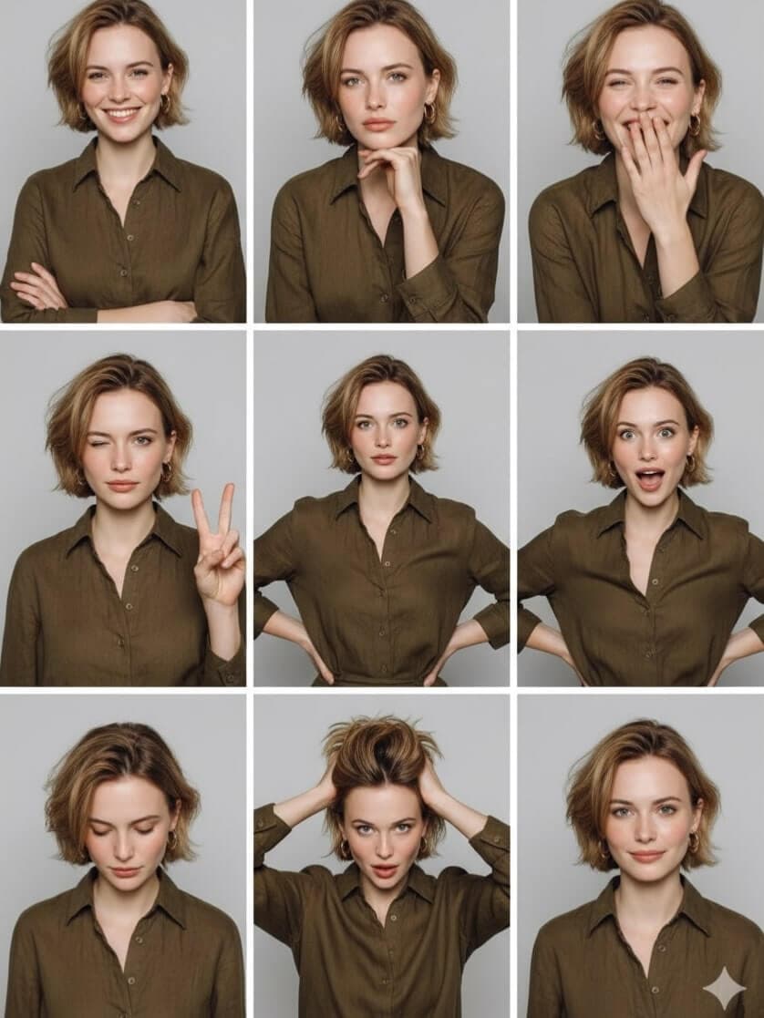 29. 3x3 Photo Grid Pose