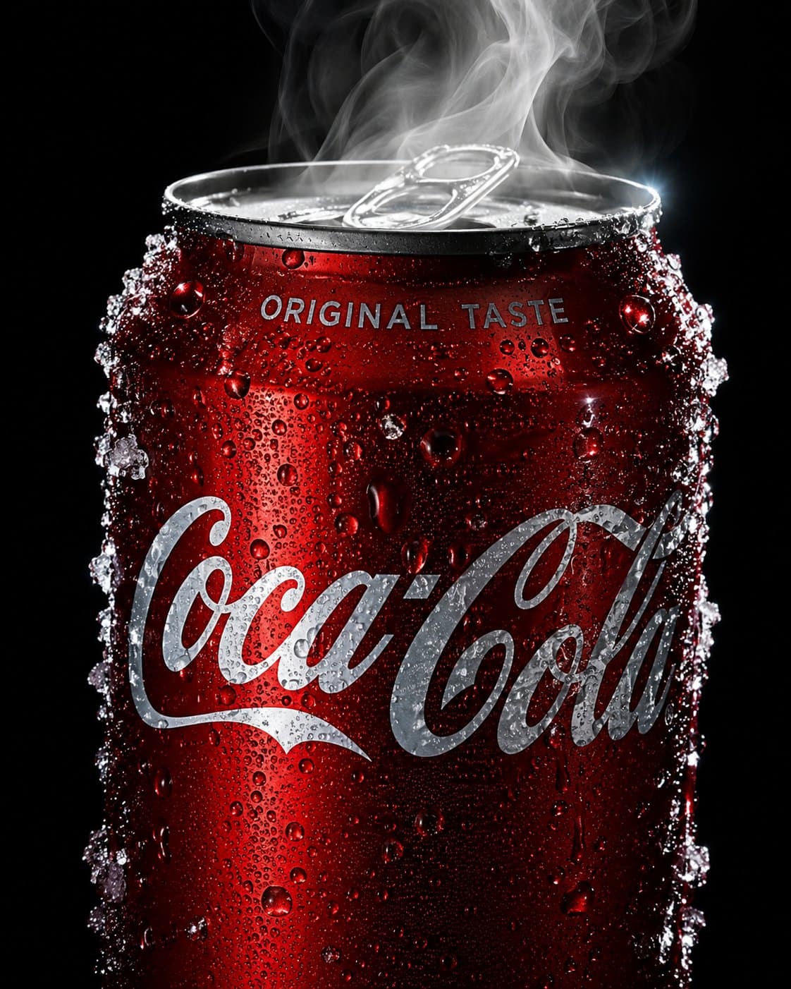 Coca-Cola Ice Cold Macro Can Photography