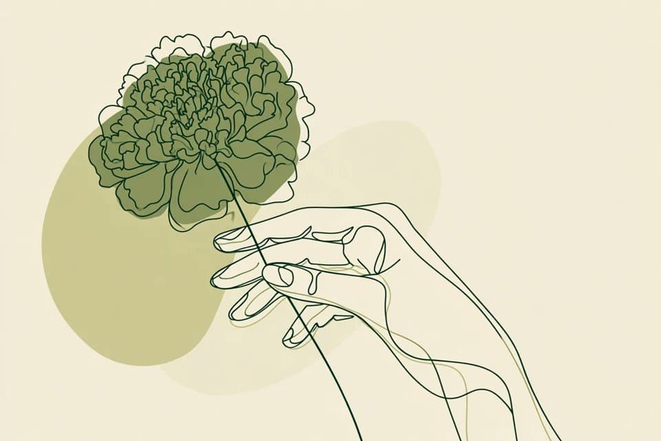 Minimalistic Line Art Flat Vector Style