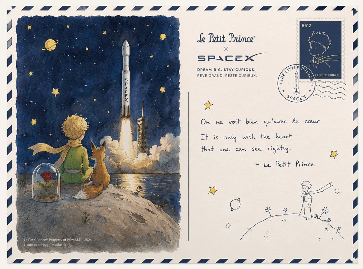 A Romantic Collaboration Between The Little Prince and a Starship