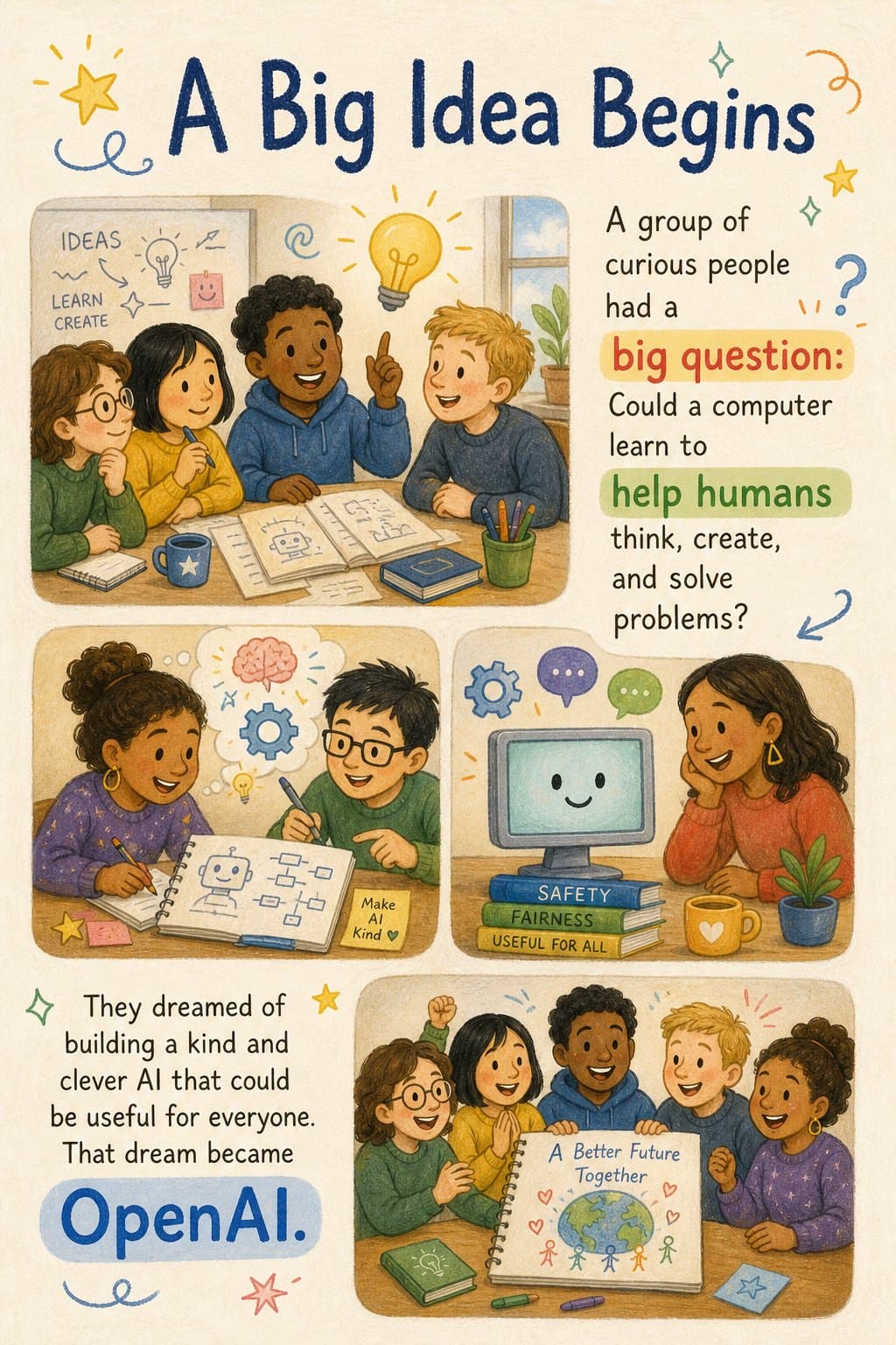 Children's picture book storybook layout