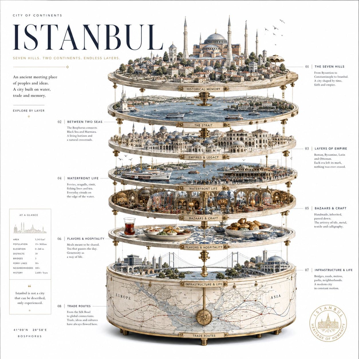 Luxury Exploded-View Cultural Machine Poster