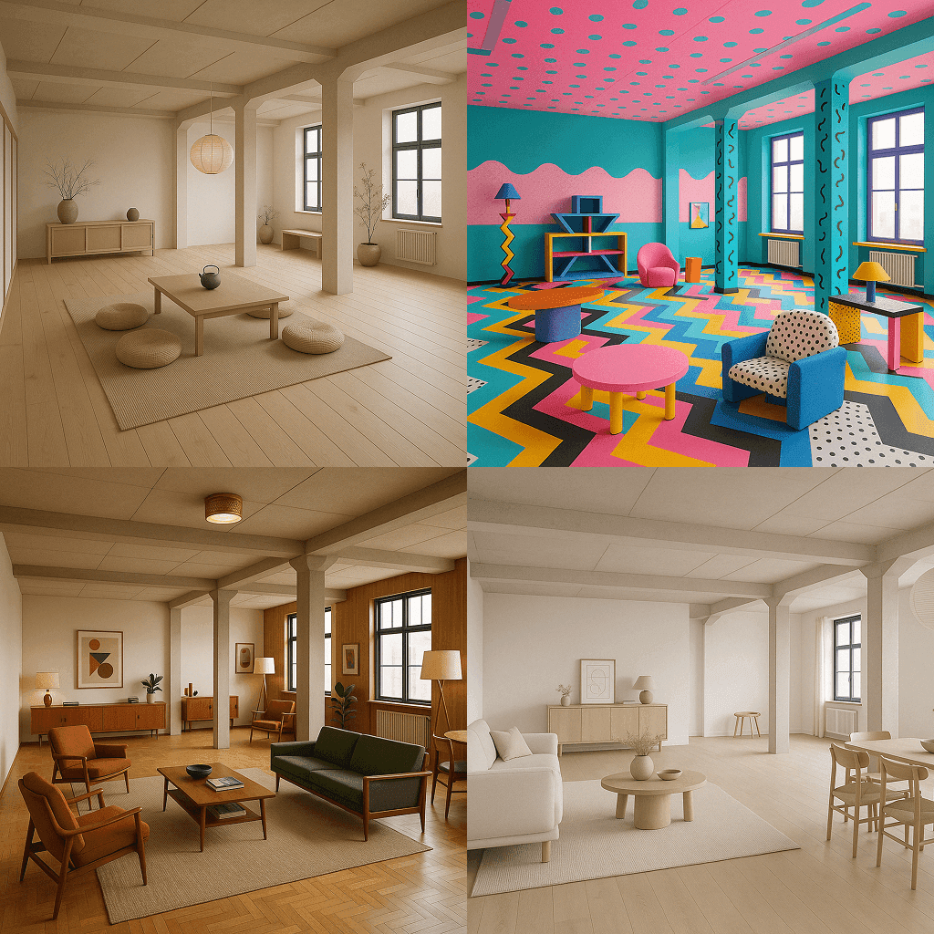 Space Reimagined in Aesthetic Style