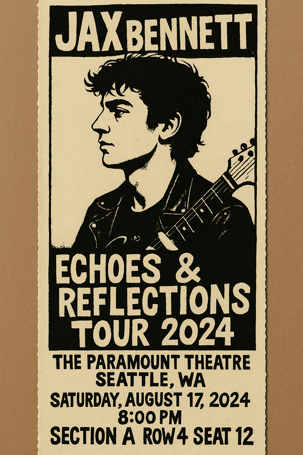 Jax Bennett Echoes & Reflections Punk Ticket
