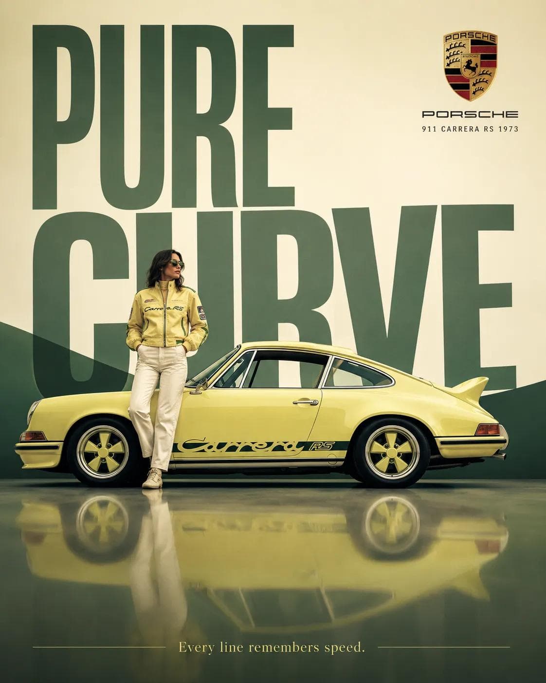 surreal automotive advertising poster