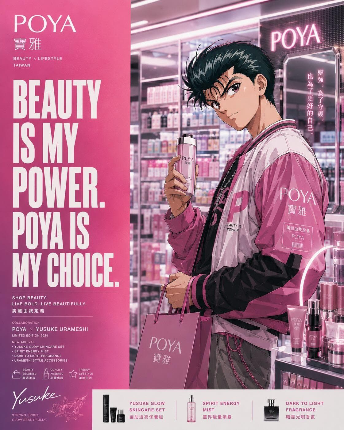 FamilyMart convenience store anime poster