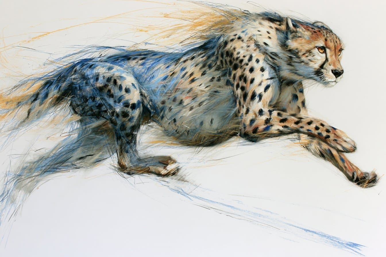 Expressive Motion Pencil Sketch Style