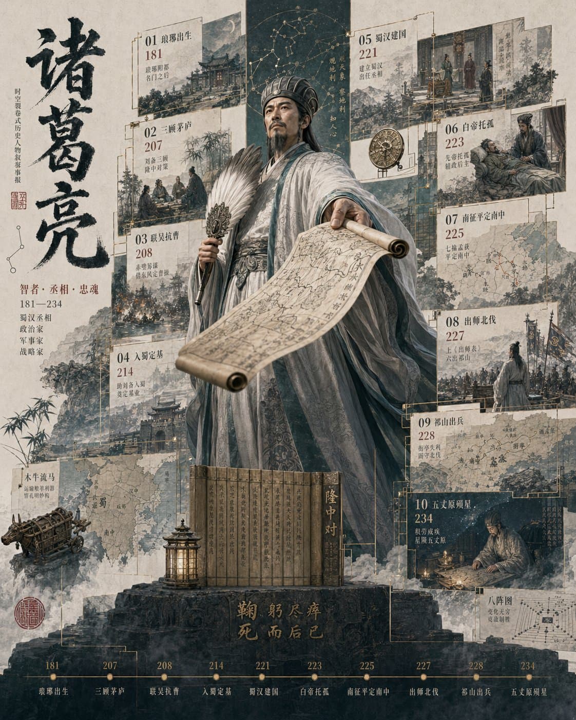 3D Historical Figure Living Statue Archive