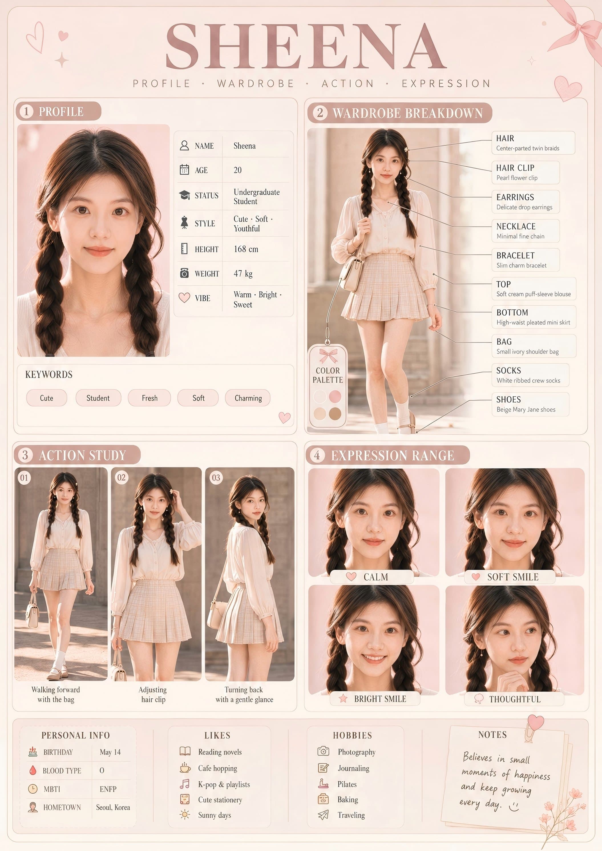Sheena Profile & Style Board