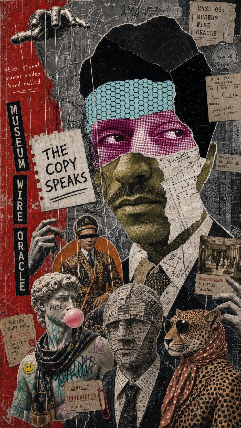 Surreal Ransom Photomontage Zine Collage Style
