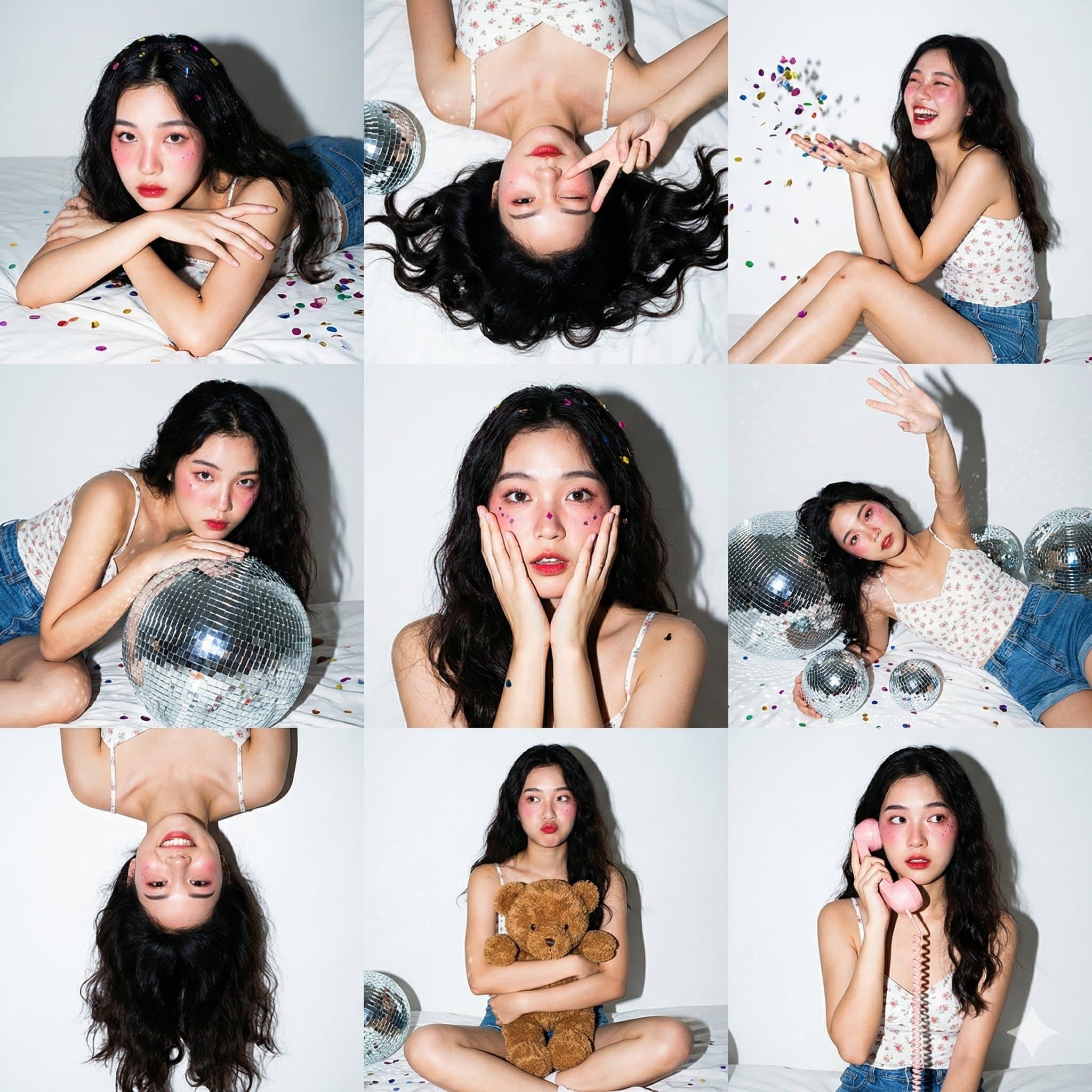 Z Generation House Party Portrait Grid