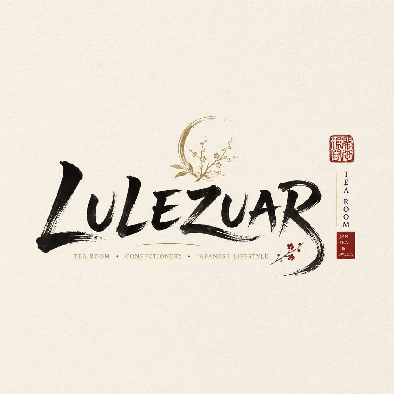 Handwritten English Shop Logo Design