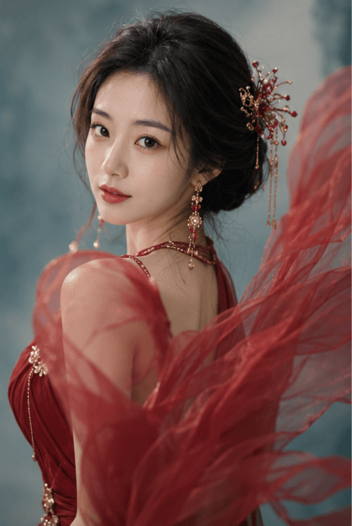 New Chinese Style Koi Couture Photo